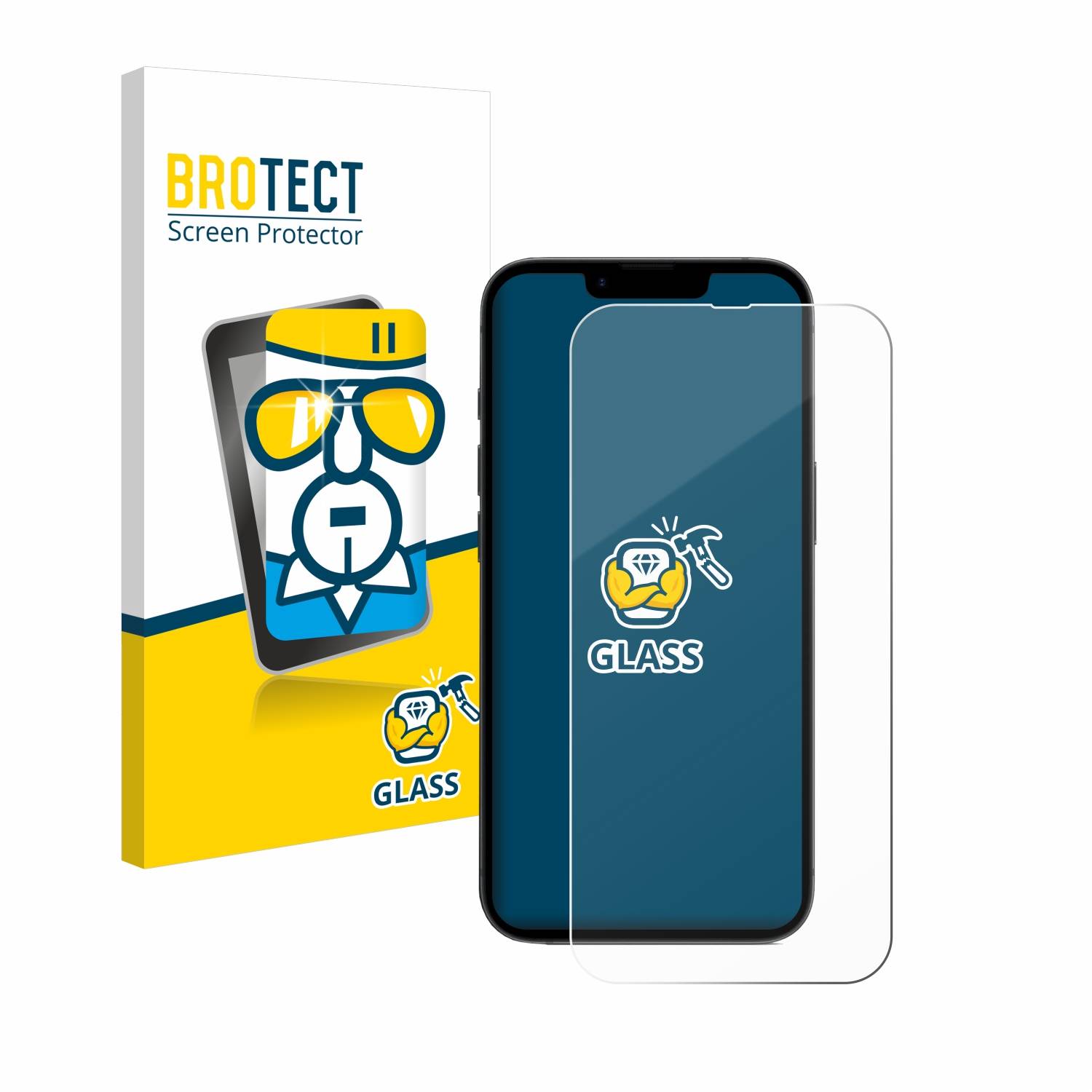 BROTECT Schutzglas für Apple iPhone 16e / 17e Echtglas 9H klar transparent-0