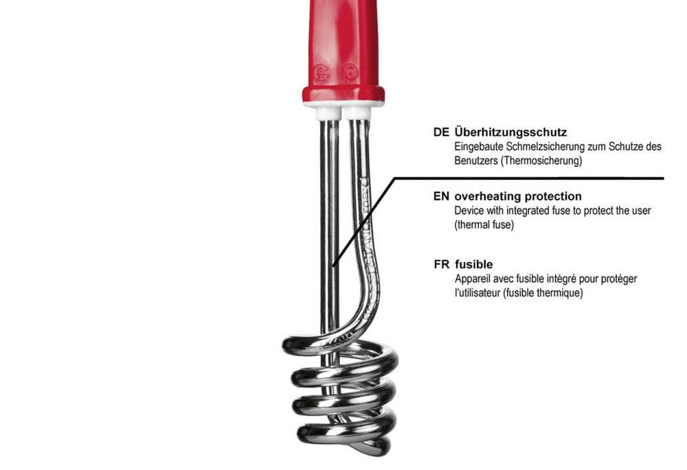 ECE Ehlers Reisetauchsieder 300W,im Polybeutel RTP 3040 300 W, 11 cm-1