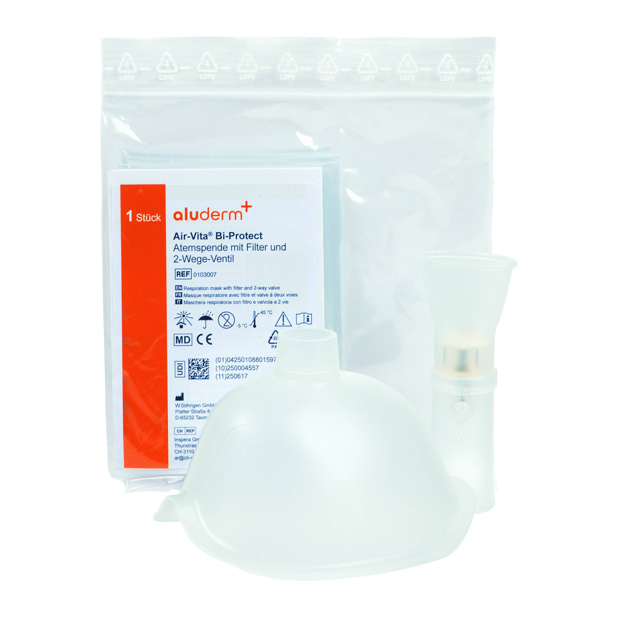 aluderm Beatmungshilfe Air-Vita Bi-Protect 0103007-0