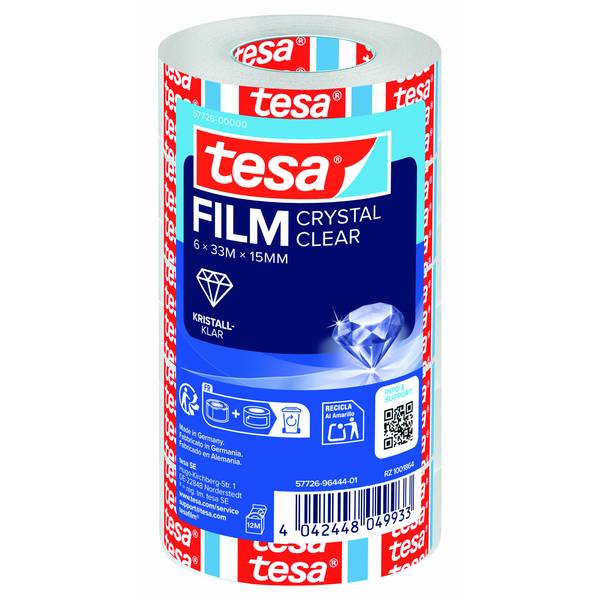 Klebefilm 15mmx33m kristallklar 6 St./Pack. - Artikel: 164231800