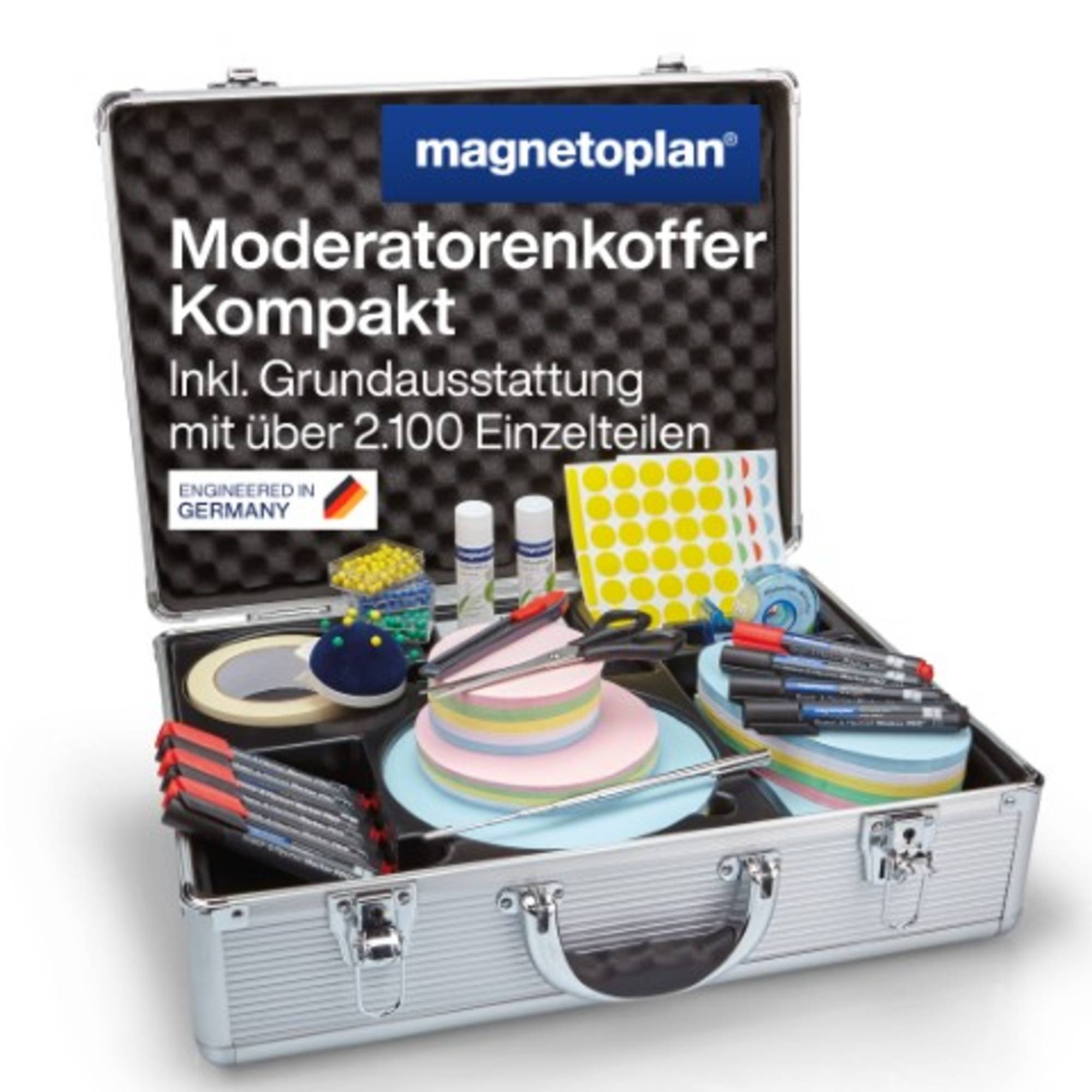 magnetoplan Moderatorenkoffer Kompakt 1.800teilig 1111511-0