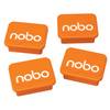 Nobo Magnet 18x22mm orange 4 St./Pack. 1905327