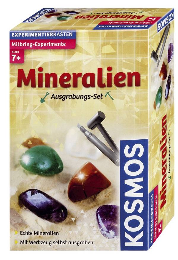 Kosmos Ausgrabungs-Set Mineralien Kinder über 7 Jahre