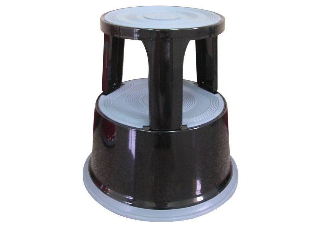 Q-Connect Rollhocker aus Metall - Gewicht 5 kg, schwarz-5