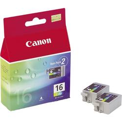 Image of Canon Tintenpatrone BCI-16 C Original Cyan, Magenta, Gelb 9818A002 Druckerpatrone