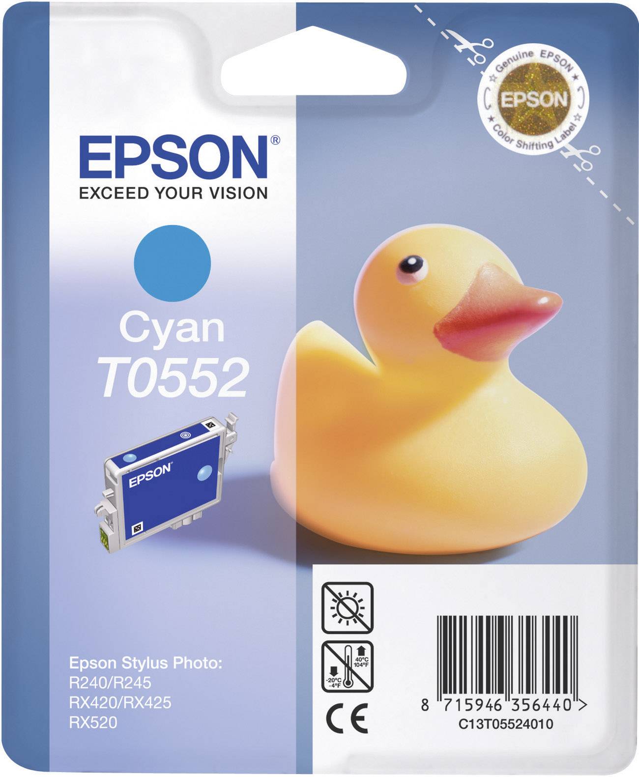 EPSON T0552 Cyan Tintenpatrone