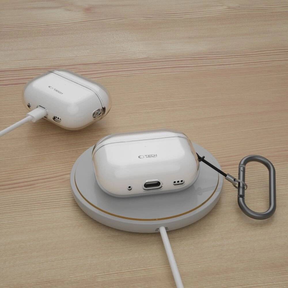 Tech-Protect FlexAir-Hülle Apple AirPods Pro 1 / 2 – transparent-3