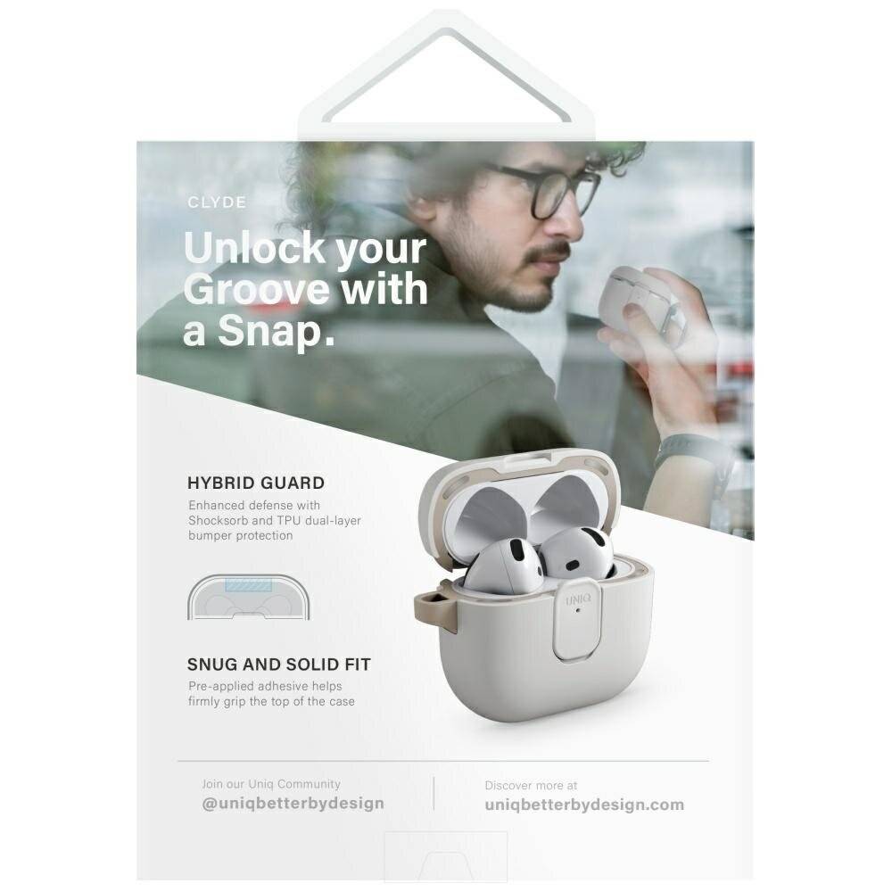 Uniq Clyde Lock Case AirPods 4 – Beige-4