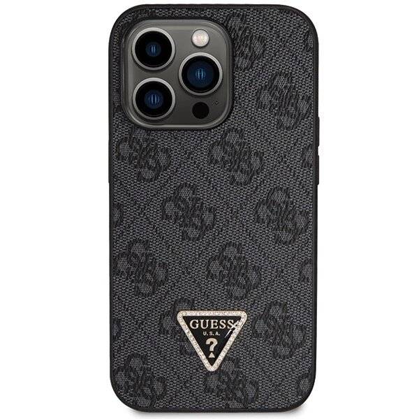Guess GUHCP14LP4TDSCPK Hülle iPhone 14 Pro – schwarz Crossbody 4G Metal Logo-1