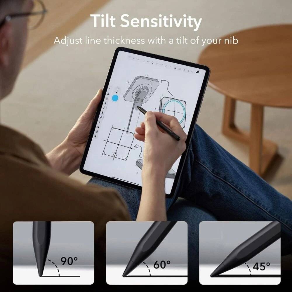 ESR Digital+ Magnetischer Eingabestift iPad – Schwarz-3