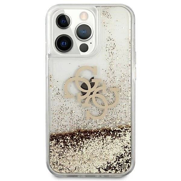 Guess 4G Big Liquid Glitter Case iPhone 13 Pro Max 6,7″ - Gold-2