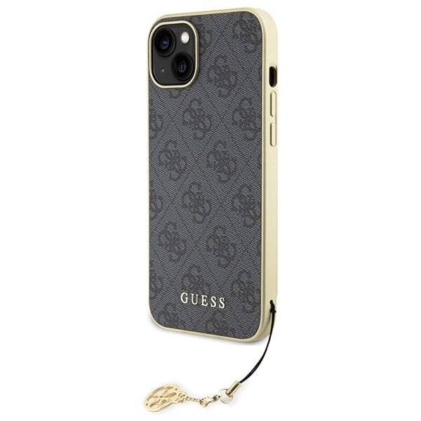Guess 4G Charms Collection Hülle iPhone 15 Plus – Grau-2