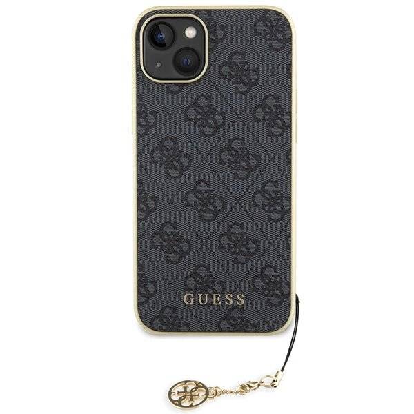 Guess 4G Charms Collection Hülle iPhone 15 Plus – Grau-3