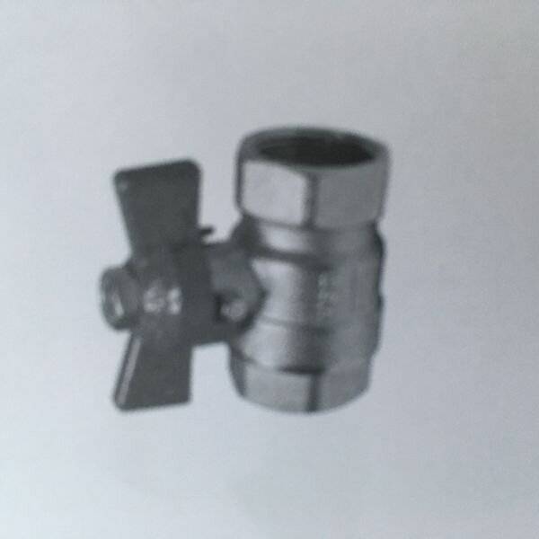 INDUSTRIE Kugelhahn 1"x1" M.Fluegelgr.-0