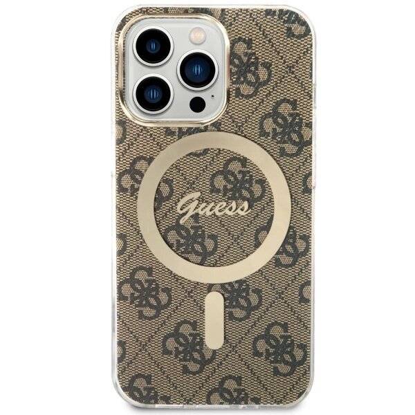 Guess GUHMP13LH4STW iPhone 13 Pro / 6.1" Braun/Braun Hardcase 4G MagSafe-1
