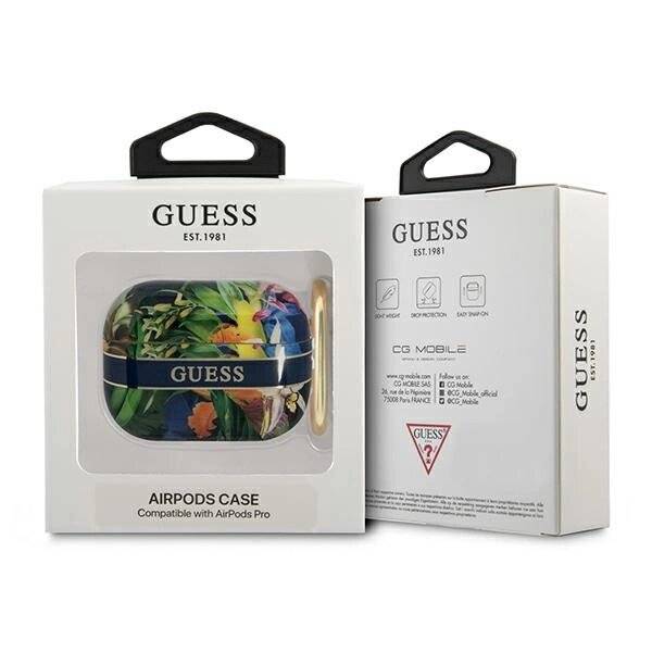 Guess GUAPHHFLB AirPods Pro Abdeckung blau/blau Flower Strap Collection-2