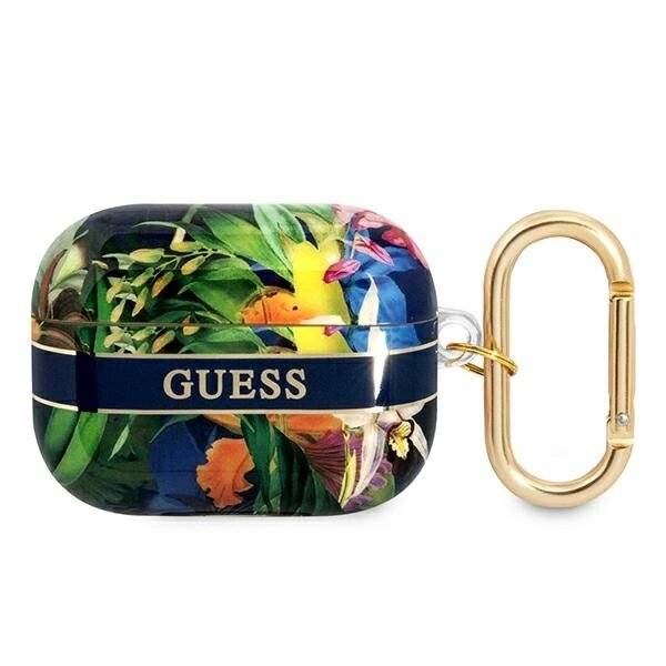 Preisbild für Guess GUAPHHFLB AirPods Pro Abdeckung blau/blau Flower Strap Collection