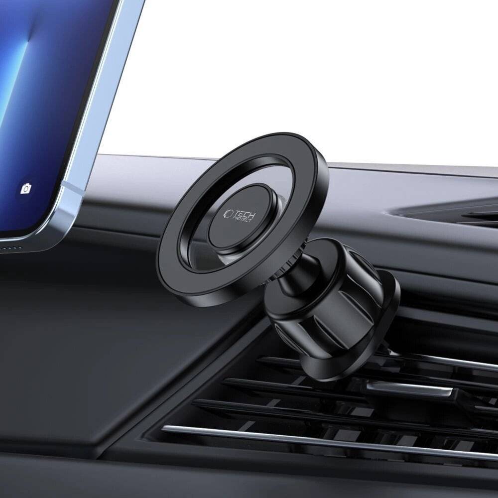 Tech-Protect N51 Autotelefonhalter MagSafe Cockpit/Lüftungsschlitze – Schwarz-0