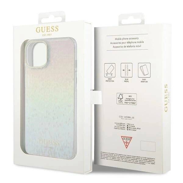 Guess IML Faceted Mirror Disco Iridescent Hülle iPhone 15 – mehrfarbig-1