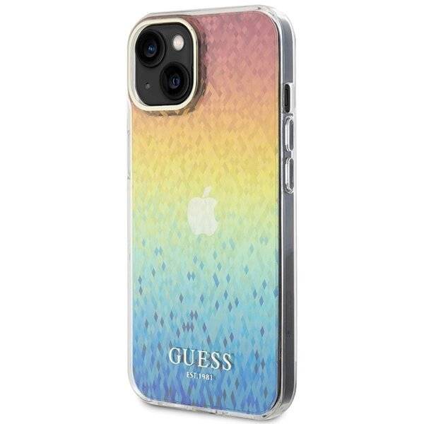 Guess IML Faceted Mirror Disco Iridescent Hülle iPhone 15 – mehrfarbig-2