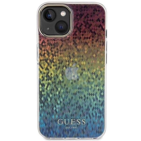 Guess IML Faceted Mirror Disco Iridescent Hülle iPhone 15 – mehrfarbig-3