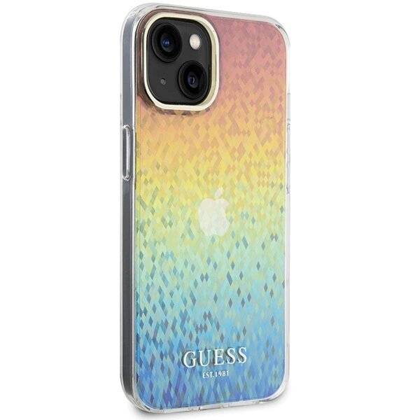 Guess IML Faceted Mirror Disco Iridescent Hülle iPhone 15 – mehrfarbig-4