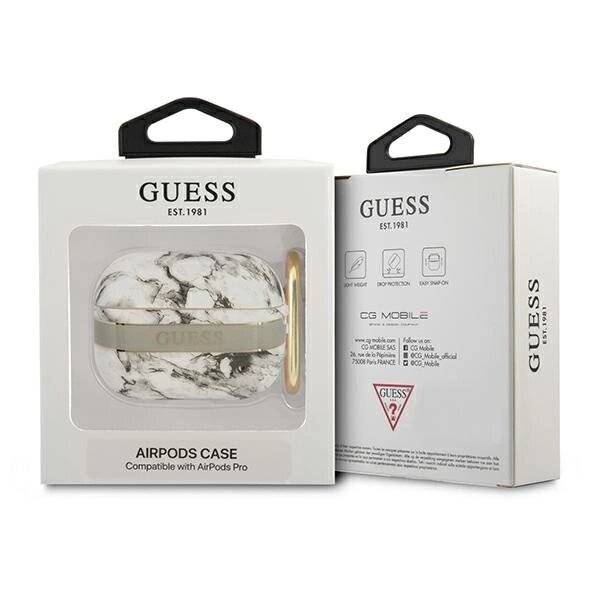 Guess GUAPHCHMAG AirPods Pro Abdeckung grau/grau Marble Strap Collection-2