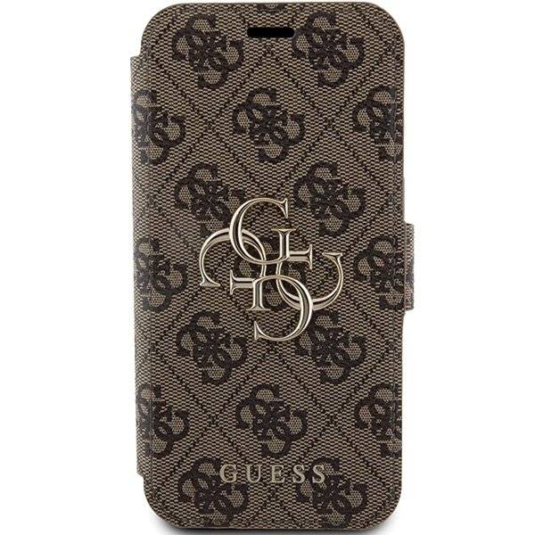 Guess 4G Metal Logo Hülle iPhone 15 Pro – braun-2