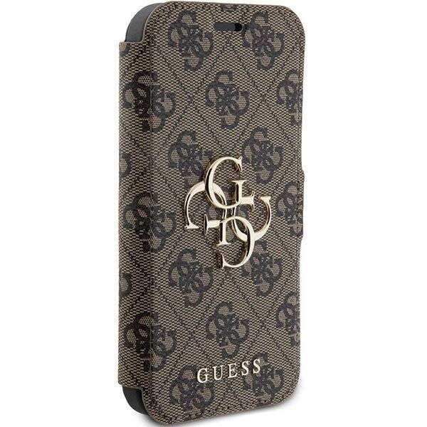 Guess 4G Metal Logo Hülle iPhone 15 Pro – braun-3