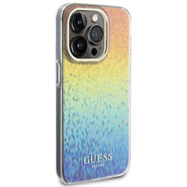 Guess IML Faceted Mirror Disco Iridescent Hülle iPhone 15 Pro – mehrfarbig-3