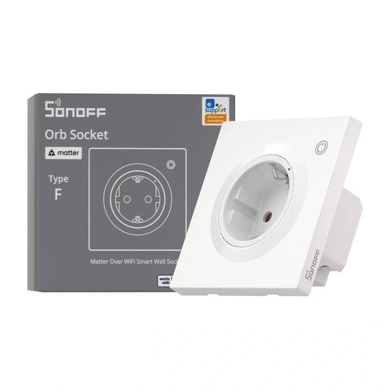 Symbolbild für Sonoff WS01TPF-E WLAN-Smart-Steckdose (Typ F)