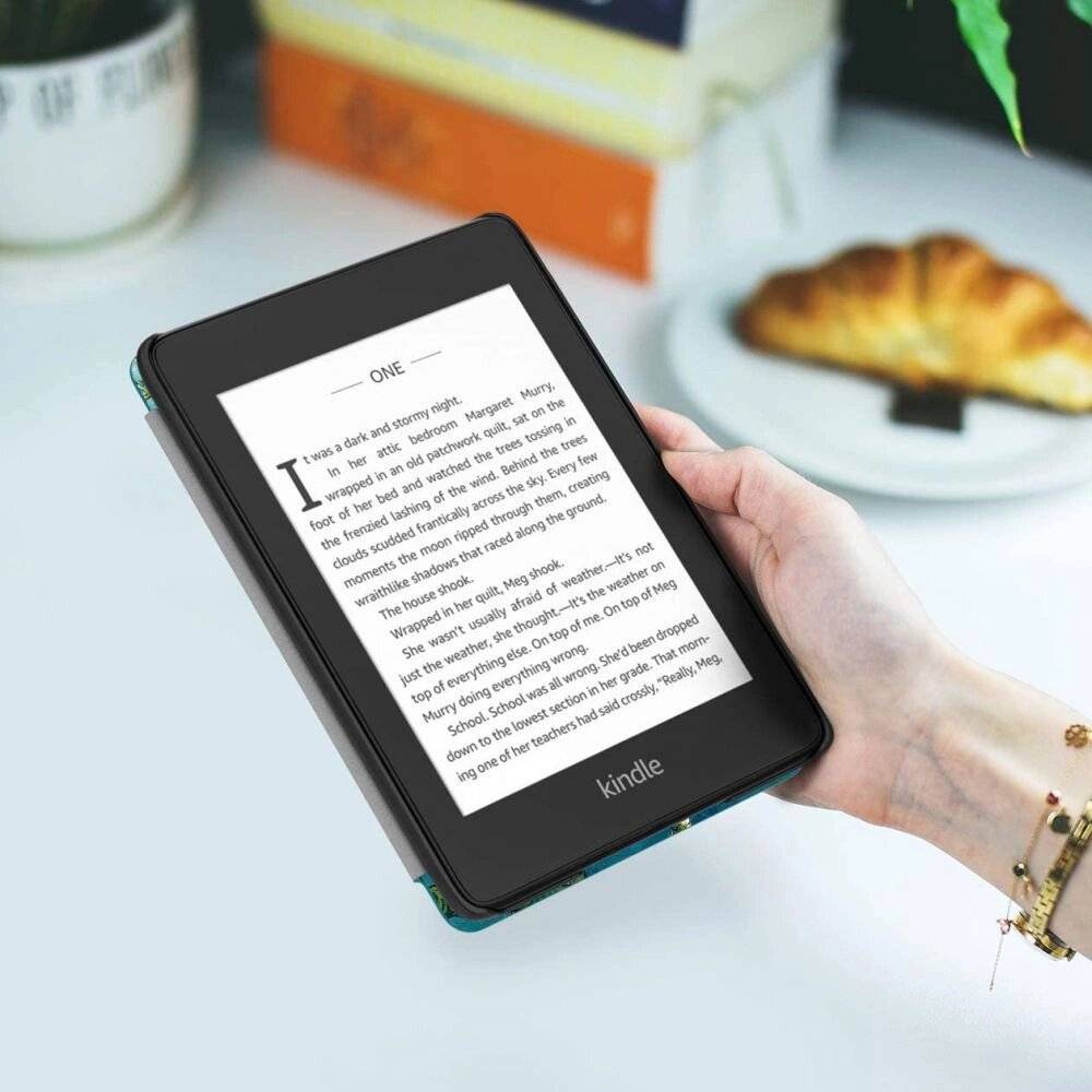 Tech-Protect SmartCase Hülle Kindle Paperwhite V / 5 Signature Edition - Schwarz-3