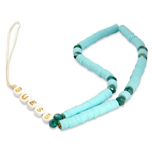Preisbild für Guess Anhänger GUSTPEARP Phone Strap blau/blau Heishi Beads