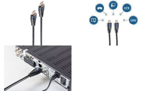 HDMI Anschlusskabel 4K2K (60 Hz), 3m-3