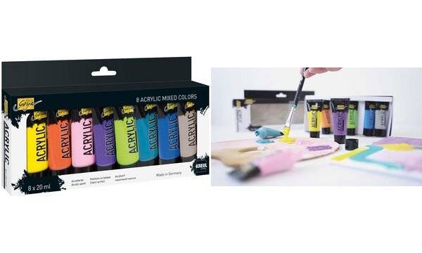 KREUL Acrylfarbe SOLO Goya Acrylic, 20 ml, 8er-Set (57602756)-0