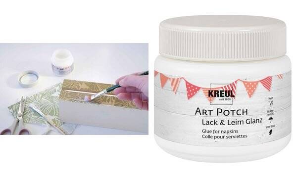 KREUL Servietten-Lack & Leim ART POTCH, glänzend, 750 ml (57601465)