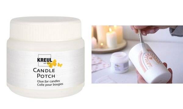KREUL Servietten-Lack & Leim Kerzen POTCH, 150 ml (57601723)