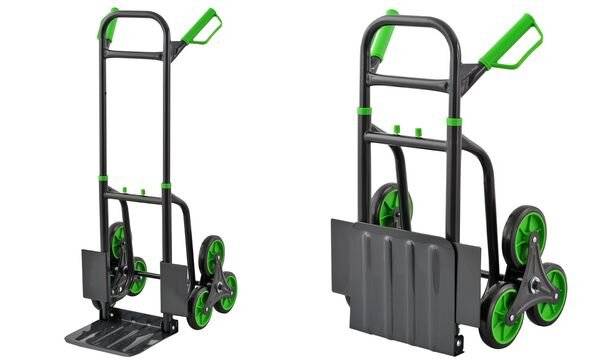 pavo Stahl-Treppenkarre, klappbar, 2 dreiarmige Radsterne (7300286)-1