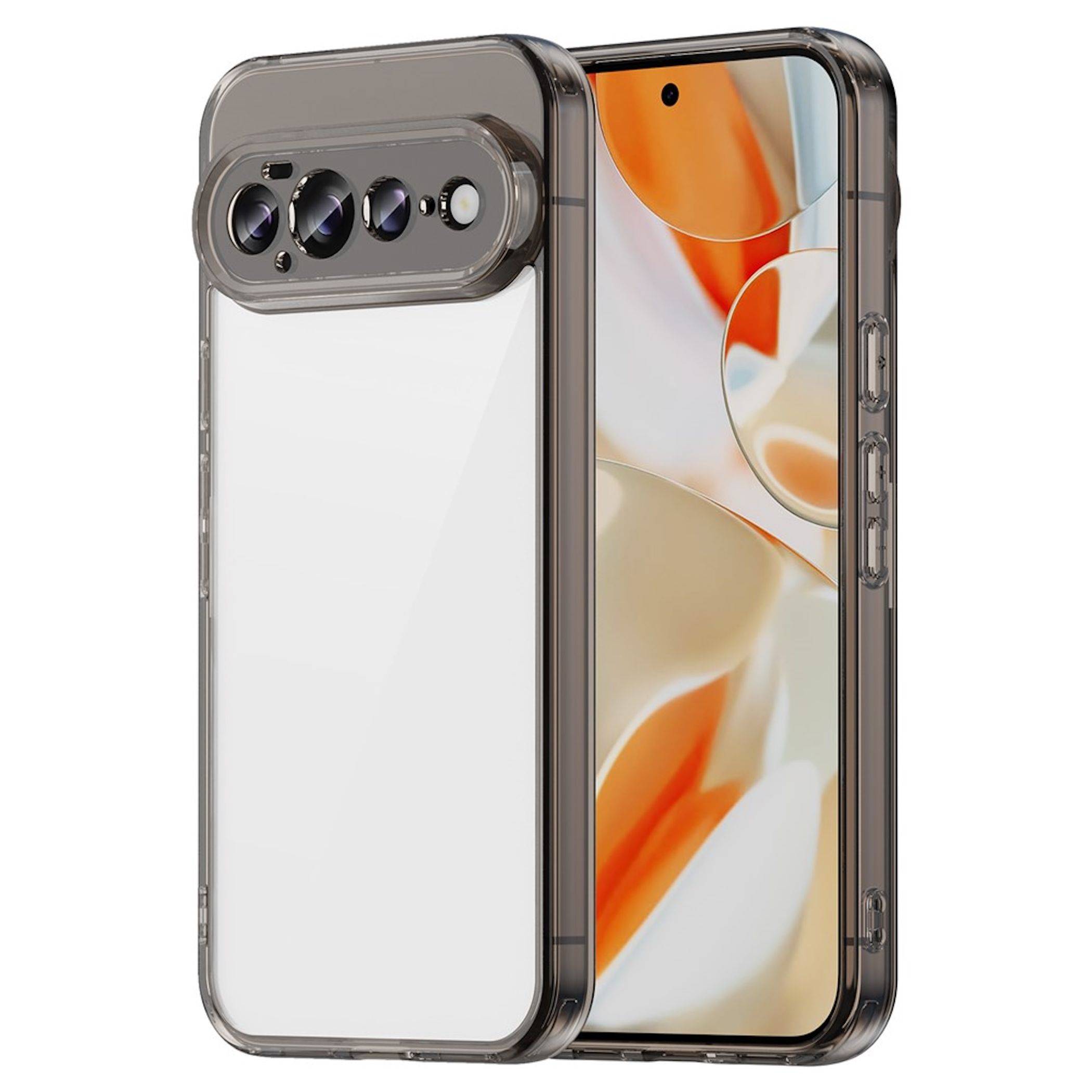 Airbag Handyhülle für Google Pixel 11 Pro XL TPU Stoßfest Dünn Hardcase Schwarz-0