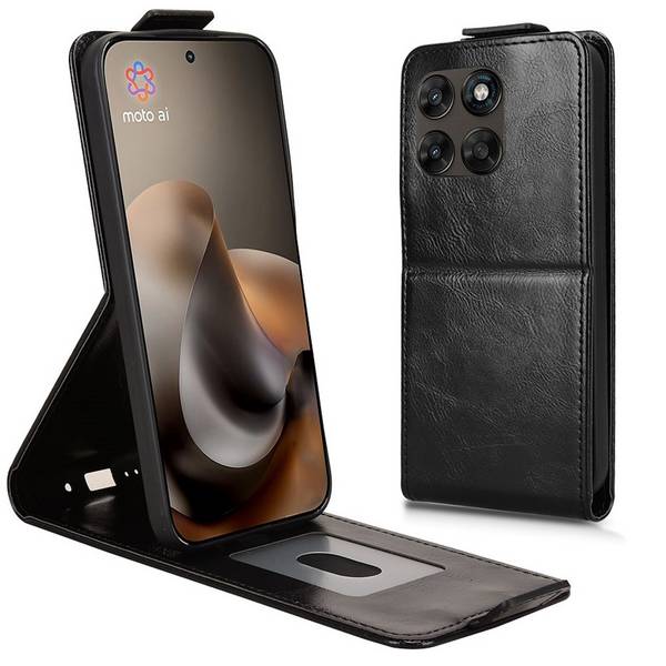 Handy Hülle Klapphülle für Motorola Moto G87 / G77 / G67 Kartenfach Kunstleder