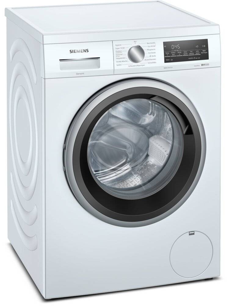 Siemens Waschmaschine Frontlader WU14UTG1 iQ500 | 8 kg | 1400 U/min | unterbaufähig | Energieeffizienz A | aquaStop-1