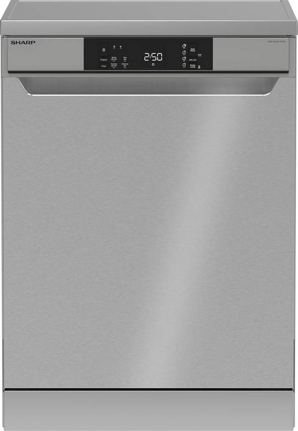 Sharp QW-NA1CF47DS-DE, Freistehend, Standardgröße (60 cm), Silber, Schwarz, Berührung, kalt