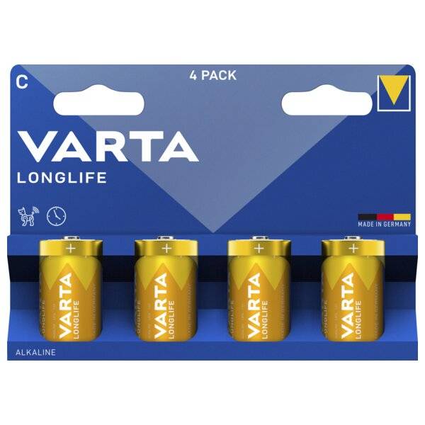 VARTA - 4114 Longlife Baby C Blister 4er - Baby (C) - 1,5 V-5