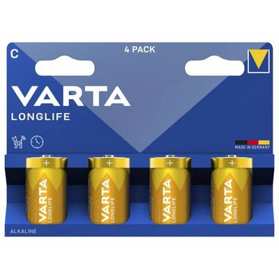VARTA - 4114 Longlife Baby C Blister 4er - Baby (C) - 1,5 V-5