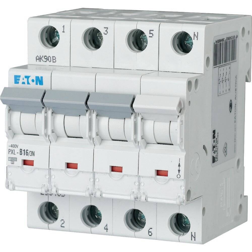 Eaton LS-Schalter m.Beschrift. PXL-B16/3N-1
