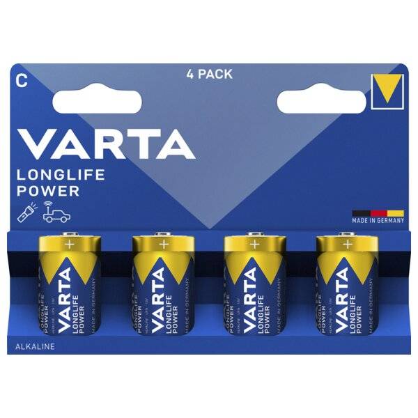VARTA - 4914 Longlife Power Baby C Blister 4 - Batterie - Baby (C)-1