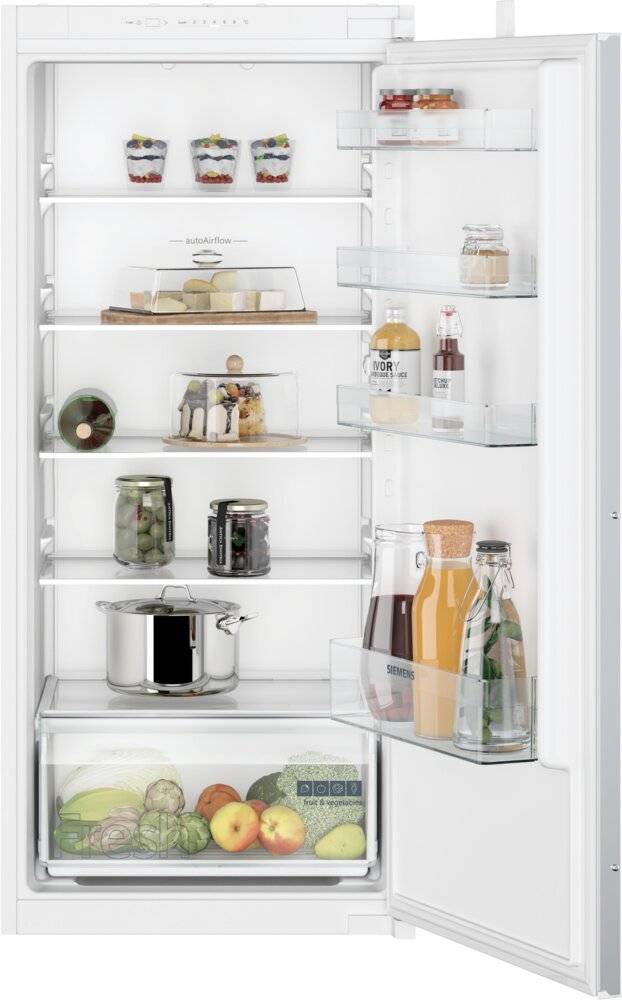 Siemens Einbau-Kühlschrank KI41RNSE0 iQ100 | 204 L | Schlepptür | LED | freshBox | Abtauautomatik | E | Weiß-1