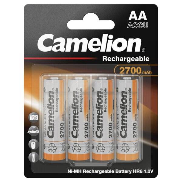 Hückmann Akku 1,2V Mignon AA 4er inkl. Aufbewahr. 143349(Verpackungseinheit 4) 1,2 V, 2700 mAh