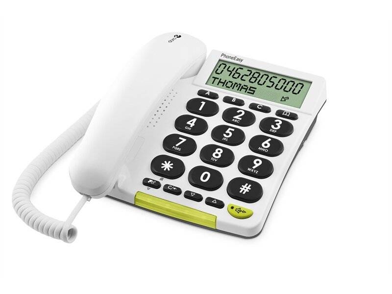 DORO PhoneEasy 312cs - Telefon mit Schnur mit Rufnummernanzeige-3