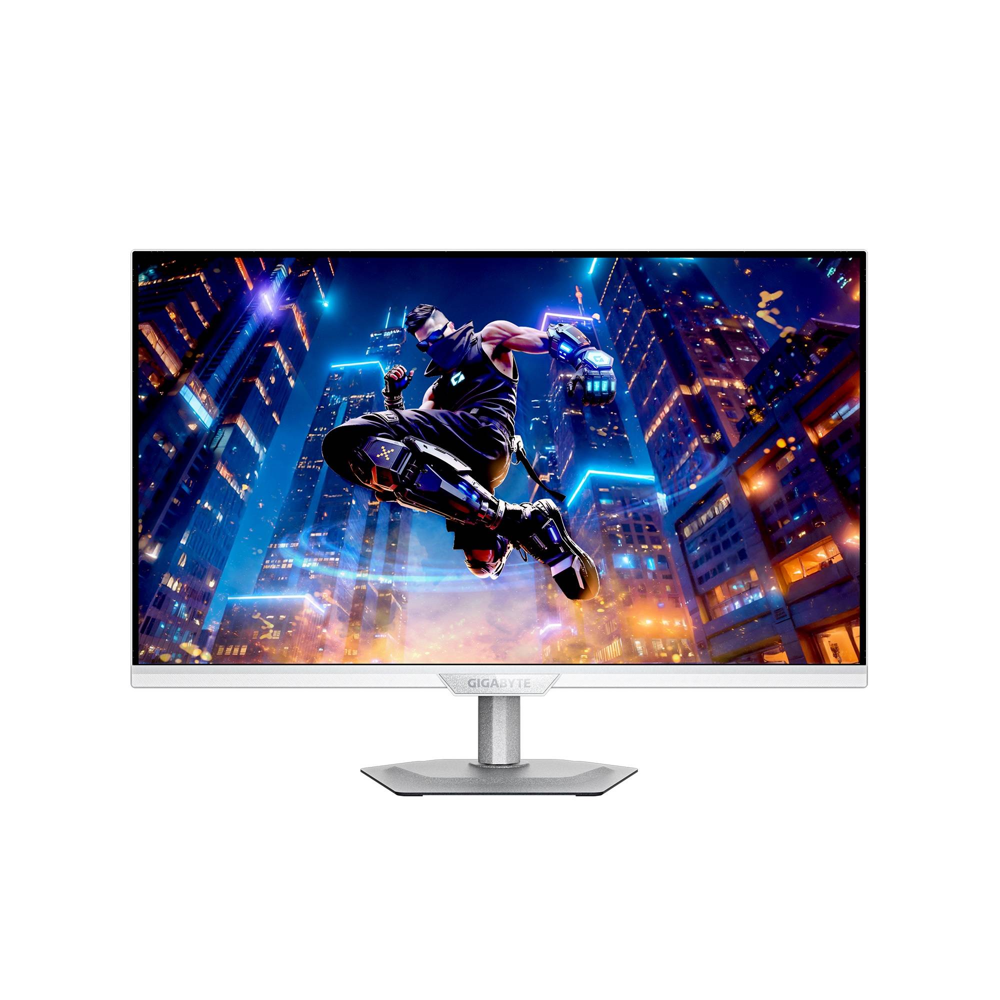 Gigabyte M27UP ICE Gaming Monitor Flat, 68,5 cm (27"), 3840 x 2160 UHD, 1 ms, neig/schwenk/höhenvers., Pivot, HDMI, DP-0